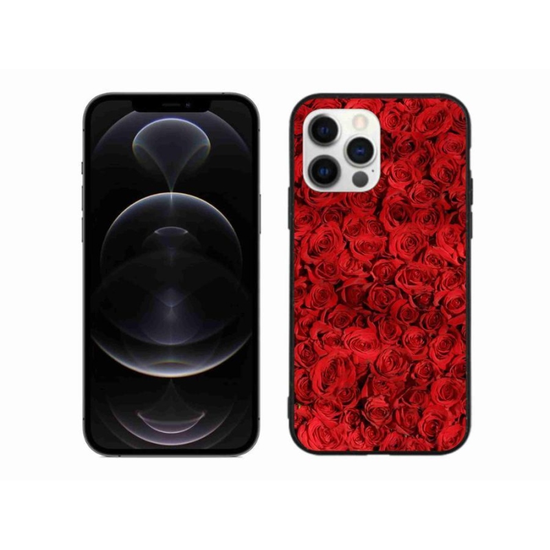 Gelový kryt mmCase na mobil iPhone 12 Pro Max - růže