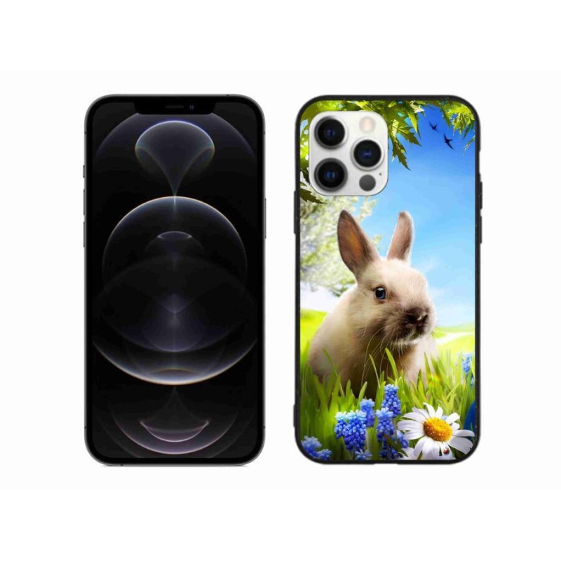 Gelový kryt mmCase na mobil iPhone 12 Pro Max - zajíček