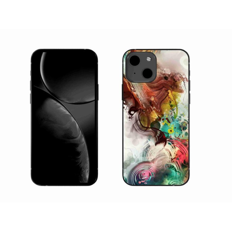 Gelový kryt mmCase na mobil iPhone 13 6.1 - abstrakt 1