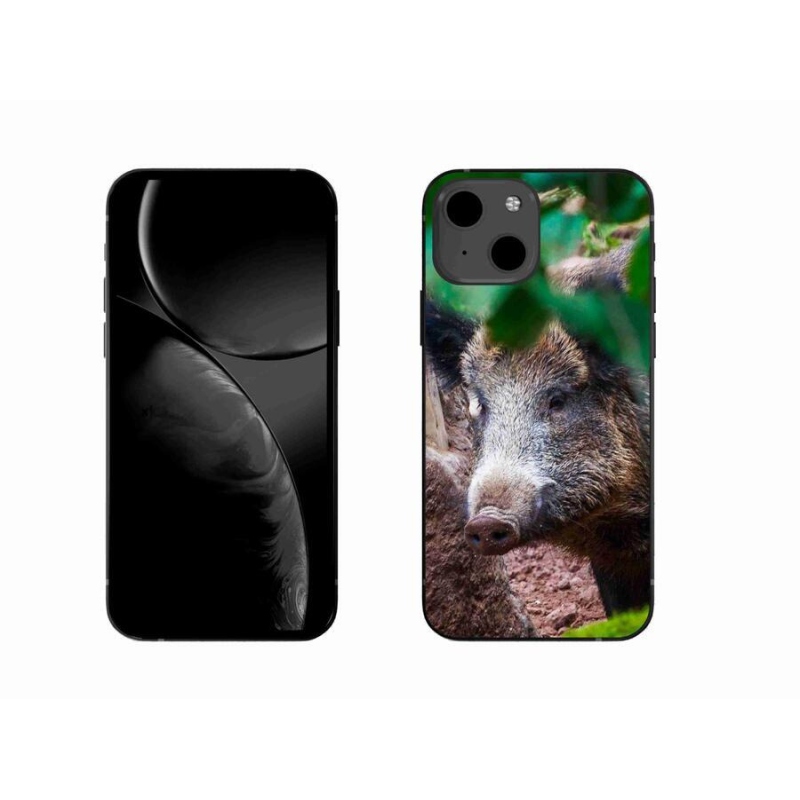 Gelový kryt mmCase na mobil iPhone 13 6.1 - divoké prase