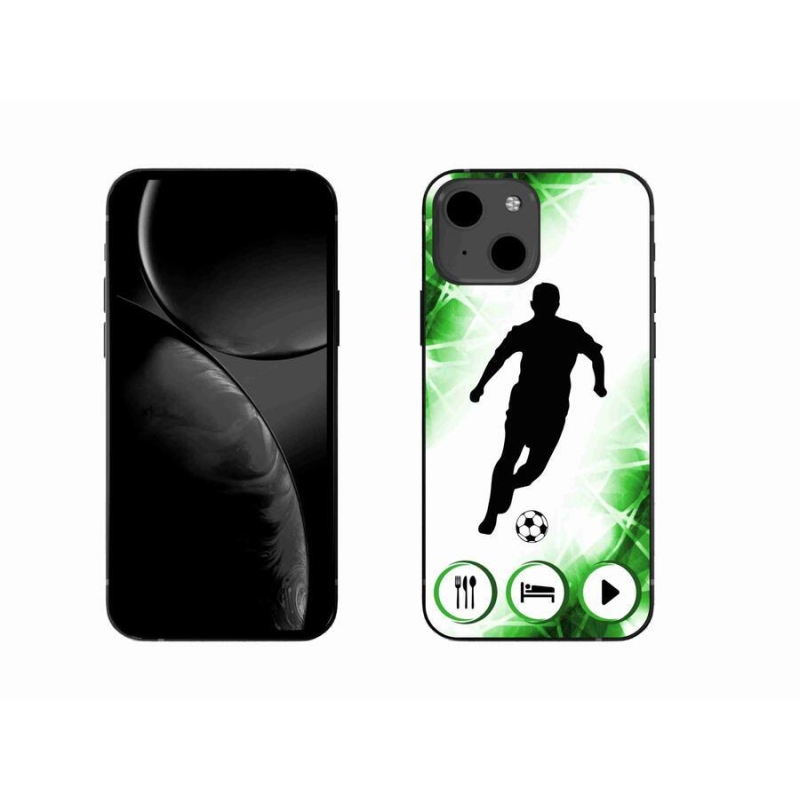 Gelový kryt mmCase na mobil iPhone 13 6.1 - fotbalista