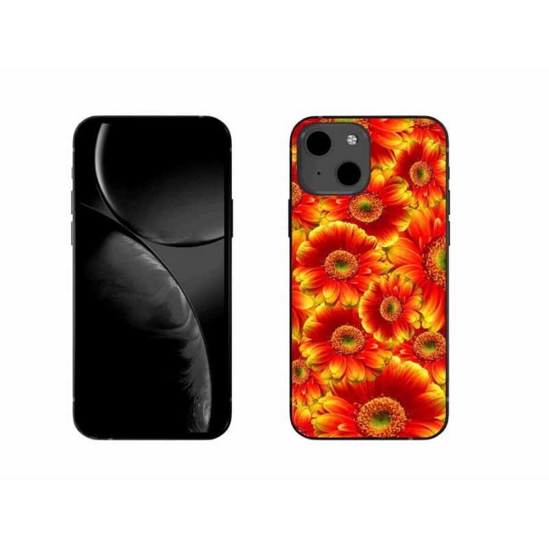 Gelový kryt mmCase na mobil iPhone 13 6.1 - gerbera 1