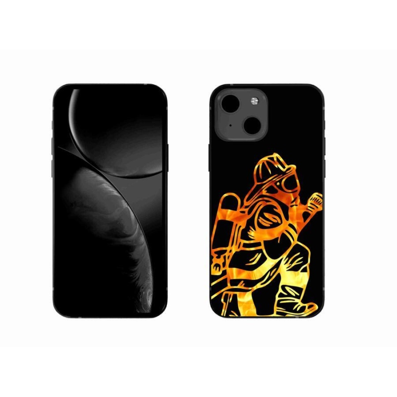 Gelový kryt mmCase na mobil iPhone 13 6.1 - hasič 1