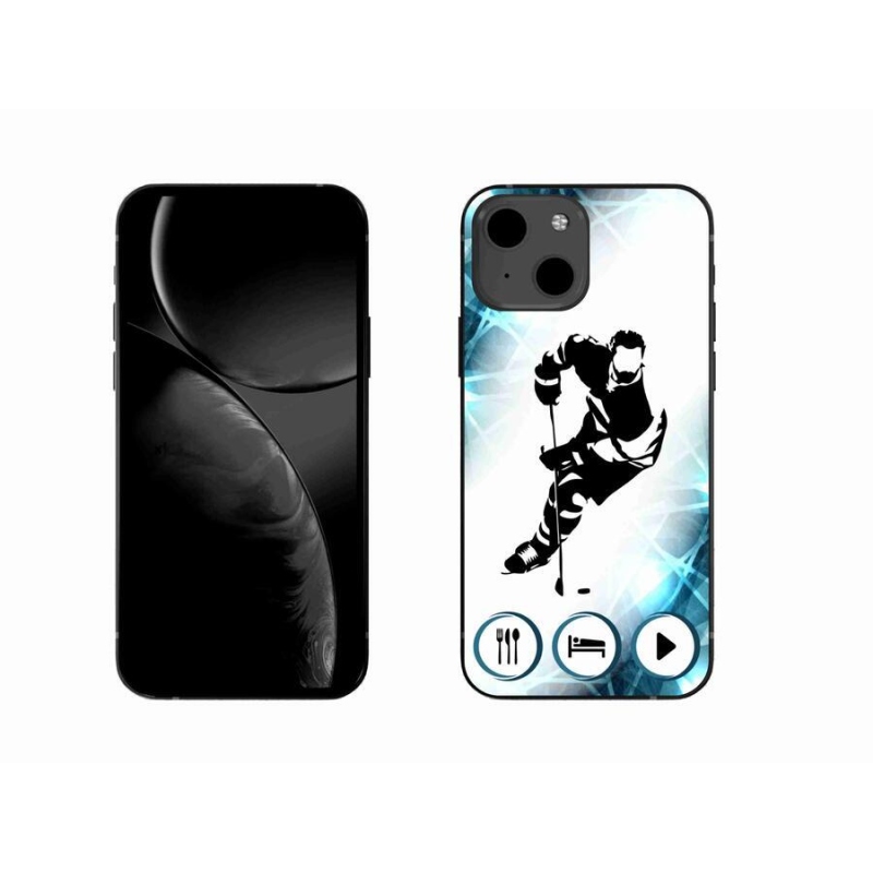 Gelový kryt mmCase na mobil iPhone 13 6.1 - hokej 1