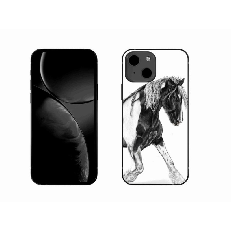 Gelový kryt mmCase na mobil iPhone 13 6.1 - kůň