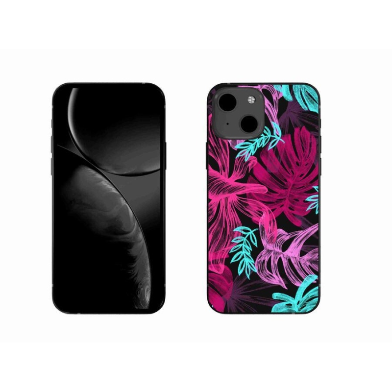 Gelový kryt mmCase na mobil iPhone 13 6.1 - květiny 1