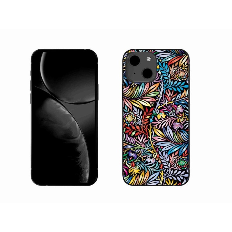 Gelový kryt mmCase na mobil iPhone 13 6.1 - květiny 5