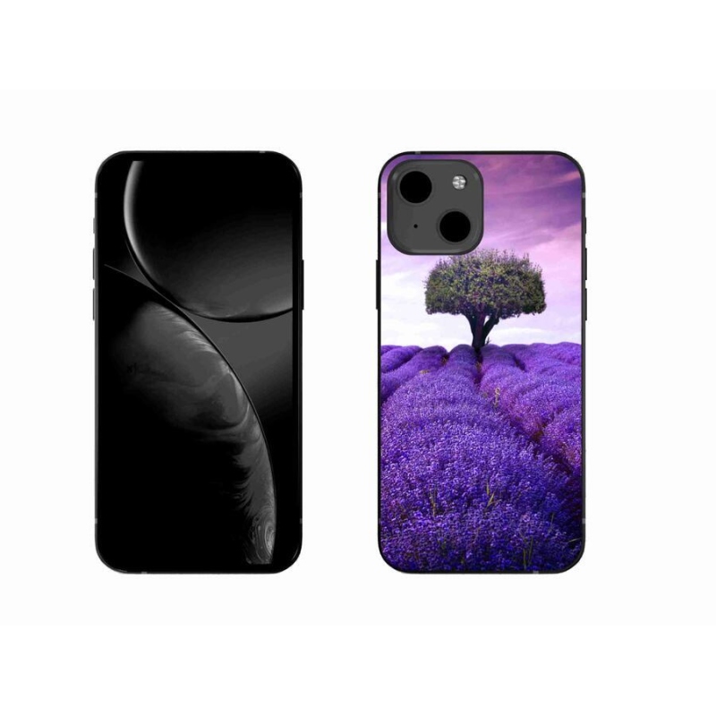 Gelový kryt mmCase na mobil iPhone 13 6.1 - levandulová louka