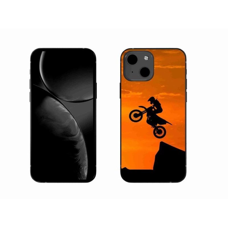 Gelový kryt mmCase na mobil iPhone 13 6.1 - motocross