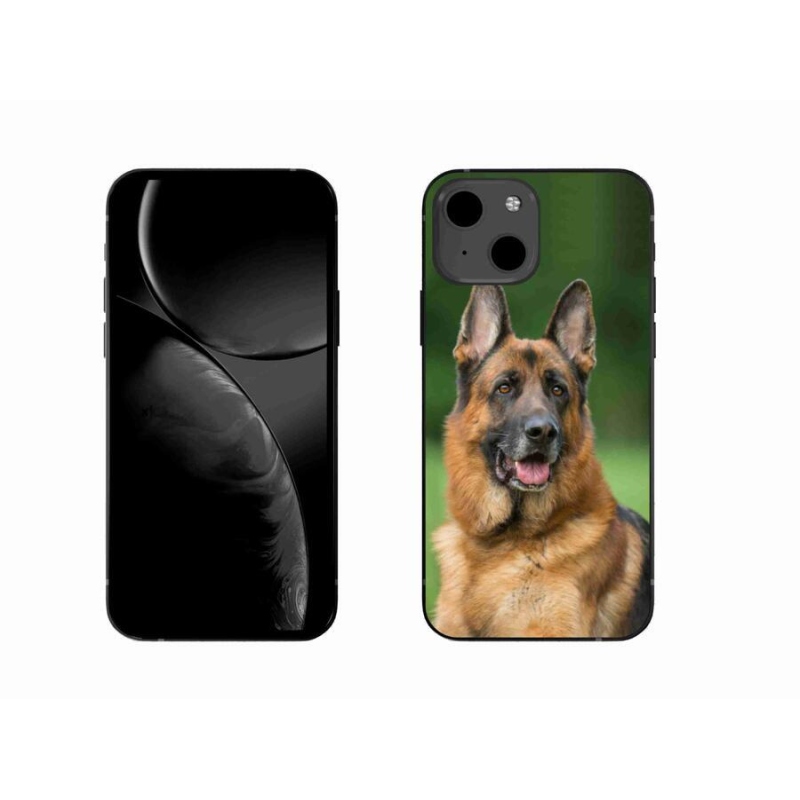 Gelový kryt mmCase na mobil iPhone 13 6.1 - německý ovčák