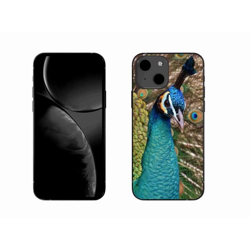 Gelový kryt mmCase na mobil iPhone 13 6.1 - páv