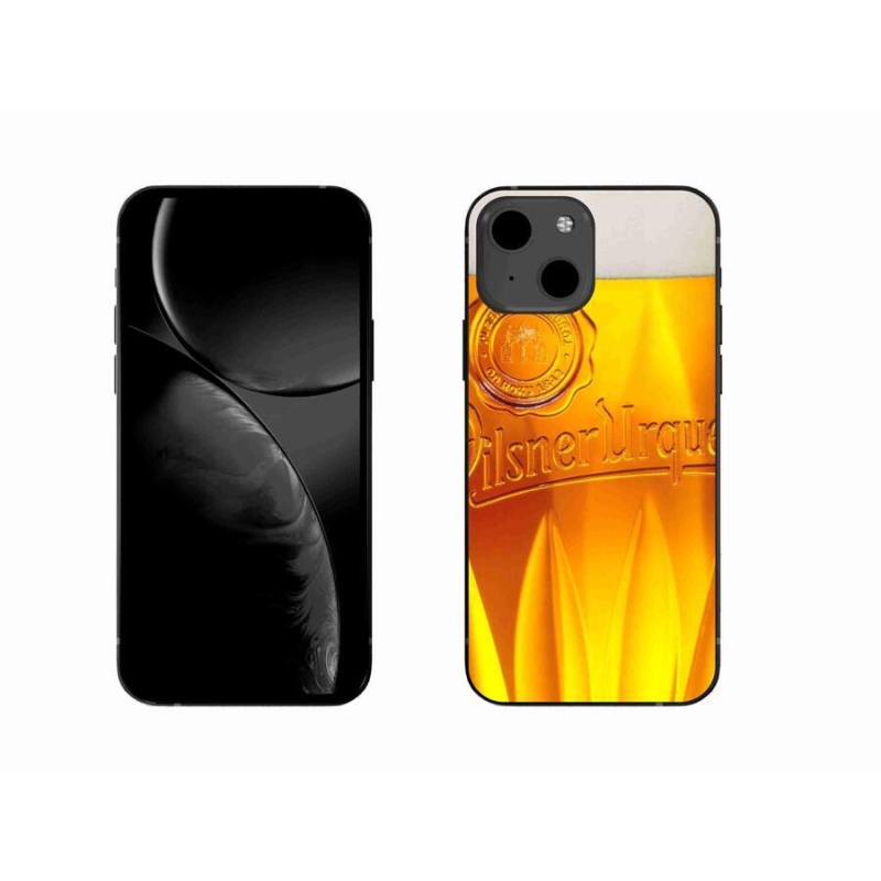 Gelový kryt mmCase na mobil iPhone 13 6.1 - pivo