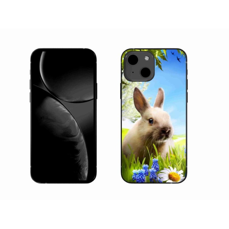 Gelový kryt mmCase na mobil iPhone 13 6.1 - zajíček