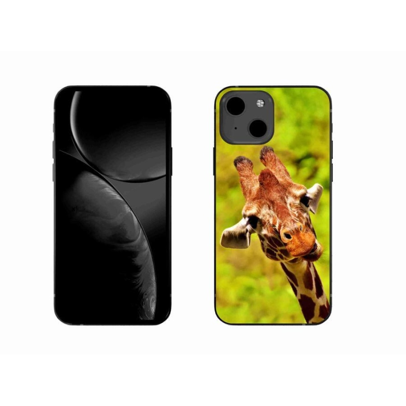 Gelový kryt mmCase na mobil iPhone 13 6.1 - žirafa