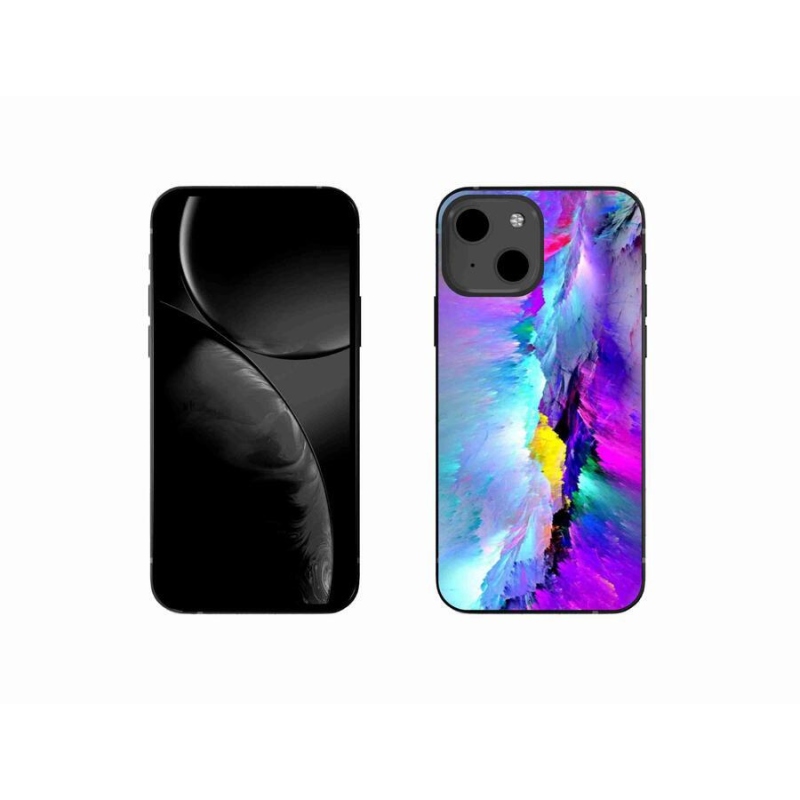 Gelový kryt mmCase na mobil iPhone 13 mini 5.4 - abstrakt
