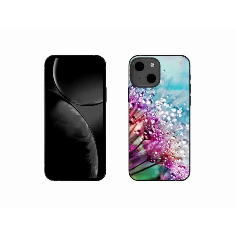 Gelový kryt mmCase na mobil iPhone 13 mini 5.4 - barevné květy