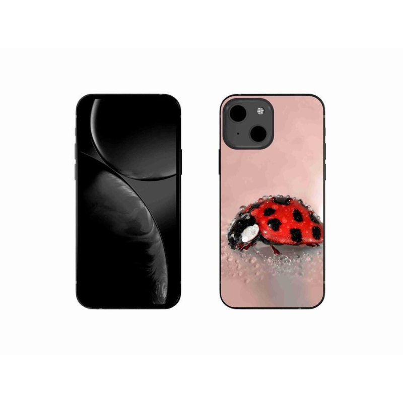 Gelový kryt mmCase na mobil iPhone 13 mini 5.4 - beruška