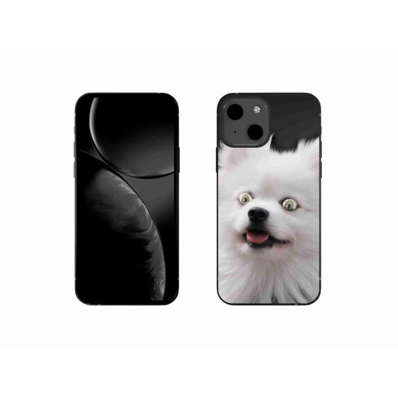 Gelový kryt mmCase na mobil iPhone 13 mini 5.4 - bílý špic