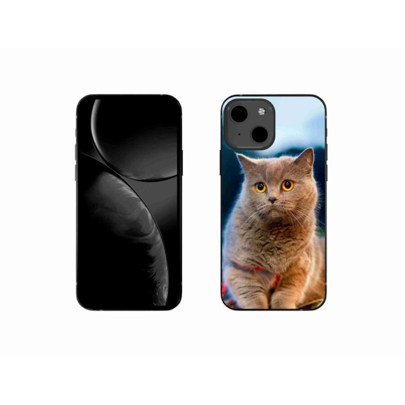Gelový kryt mmCase na mobil iPhone 13 mini 5.4 - britská modrá 2
