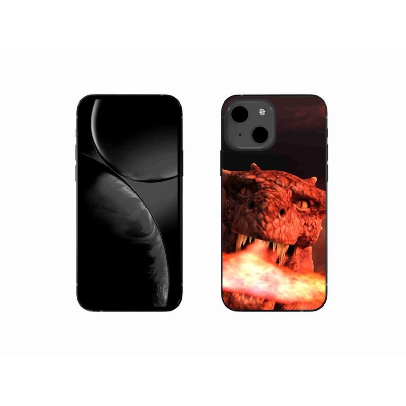 Gelový kryt mmCase na mobil iPhone 13 mini 5.4 - drak