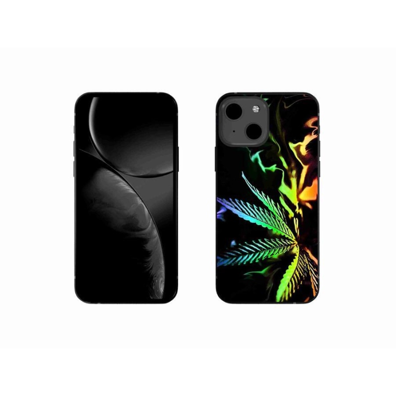 Gelový kryt mmCase na mobil iPhone 13 mini 5.4 - konopí 2