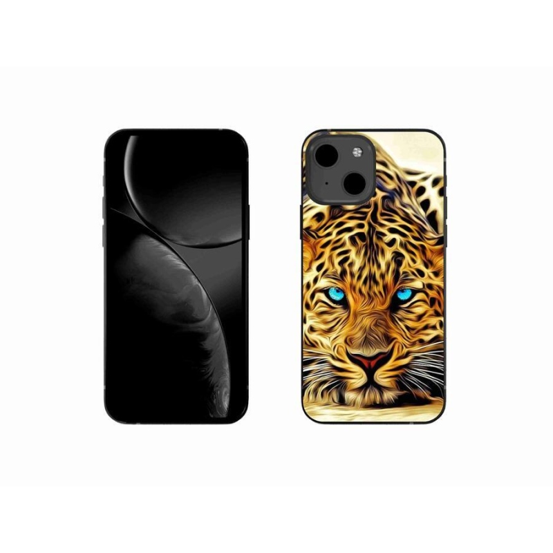 Gelový kryt mmCase na mobil iPhone 13 mini 5.4 - kreslený tygr