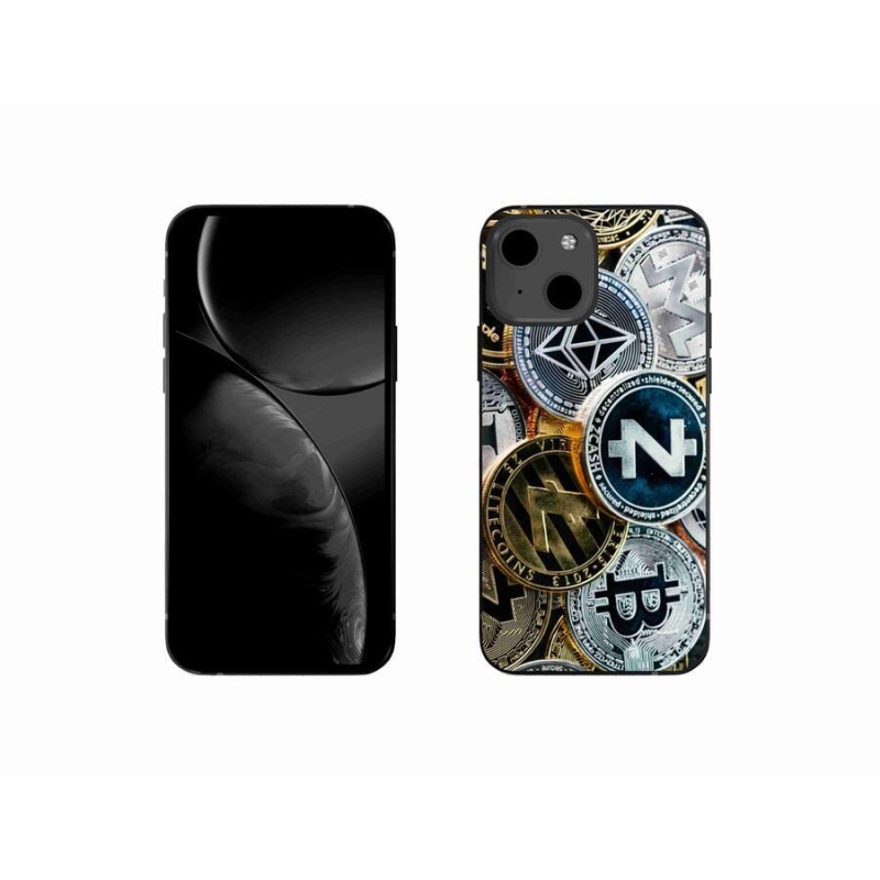 Gelový kryt mmCase na mobil iPhone 13 mini 5.4 - kryptoměny