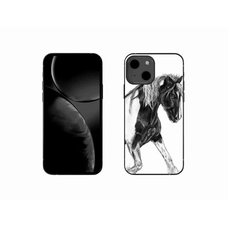 Gelový kryt mmCase na mobil iPhone 13 mini 5.4 - kůň