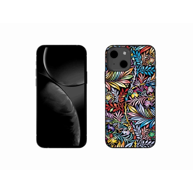 Gelový kryt mmCase na mobil iPhone 13 mini 5.4 - květiny 5
