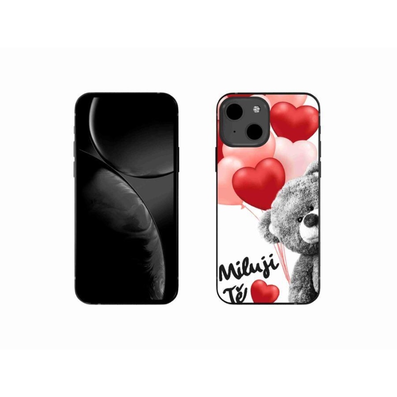 Gelový kryt mmCase na mobil iPhone 13 mini 5.4 - miluji Tě