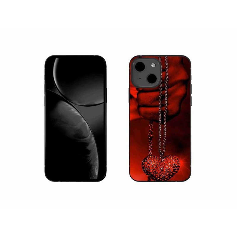 Gelový kryt mmCase na mobil iPhone 13 mini 5.4 - náhrdelník