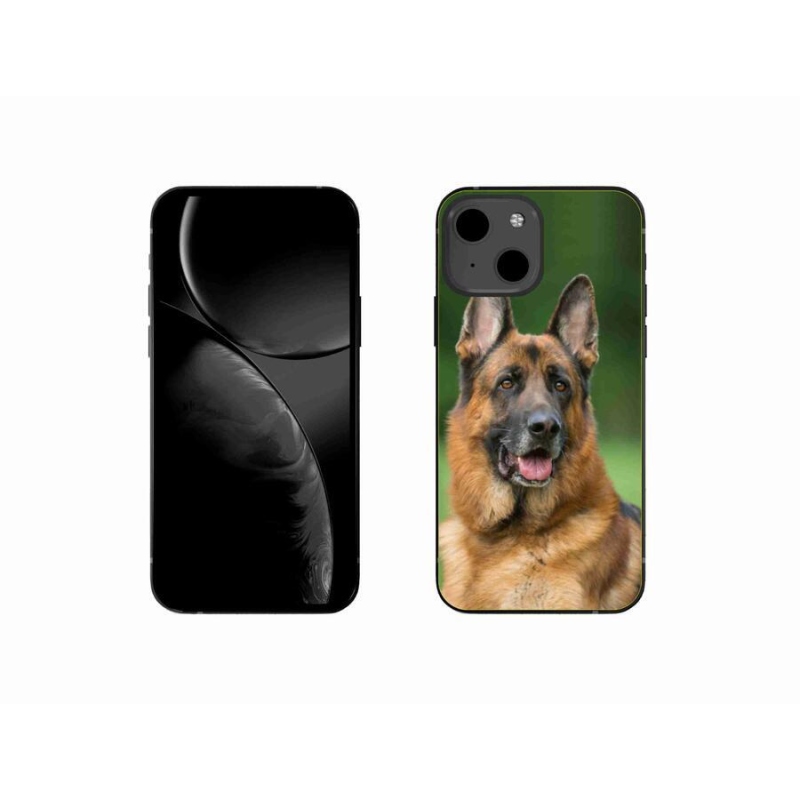Gelový kryt mmCase na mobil iPhone 13 mini 5.4 - německý ovčák