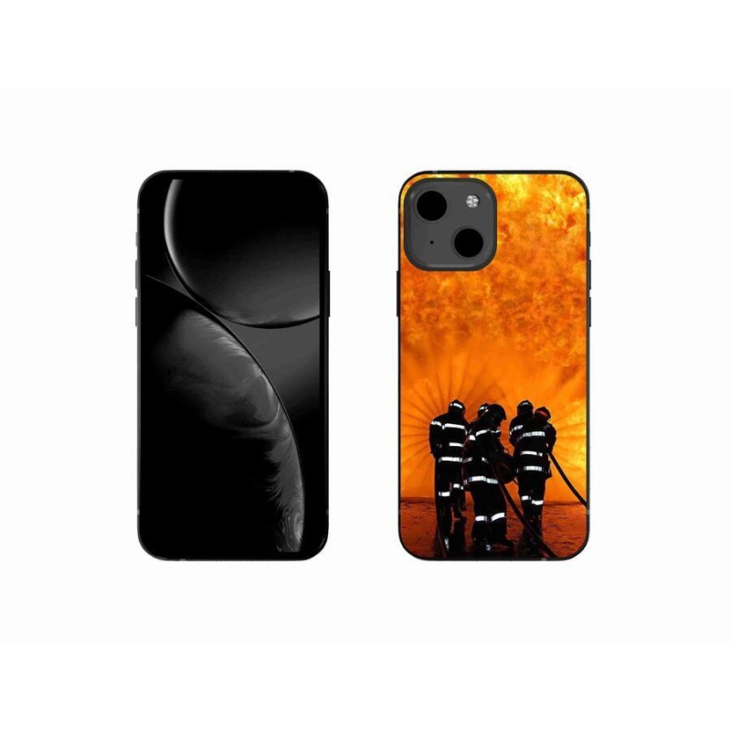 Gelový kryt mmCase na mobil iPhone 13 mini 5.4 - požár