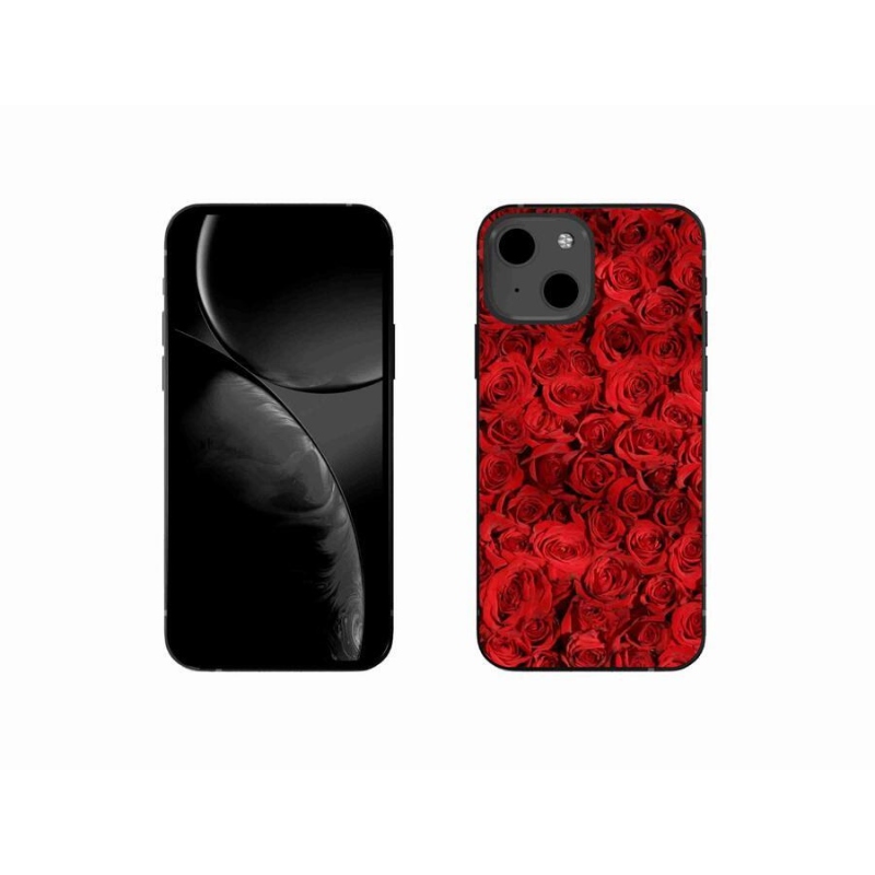 Gelový kryt mmCase na mobil iPhone 13 mini 5.4 - růže