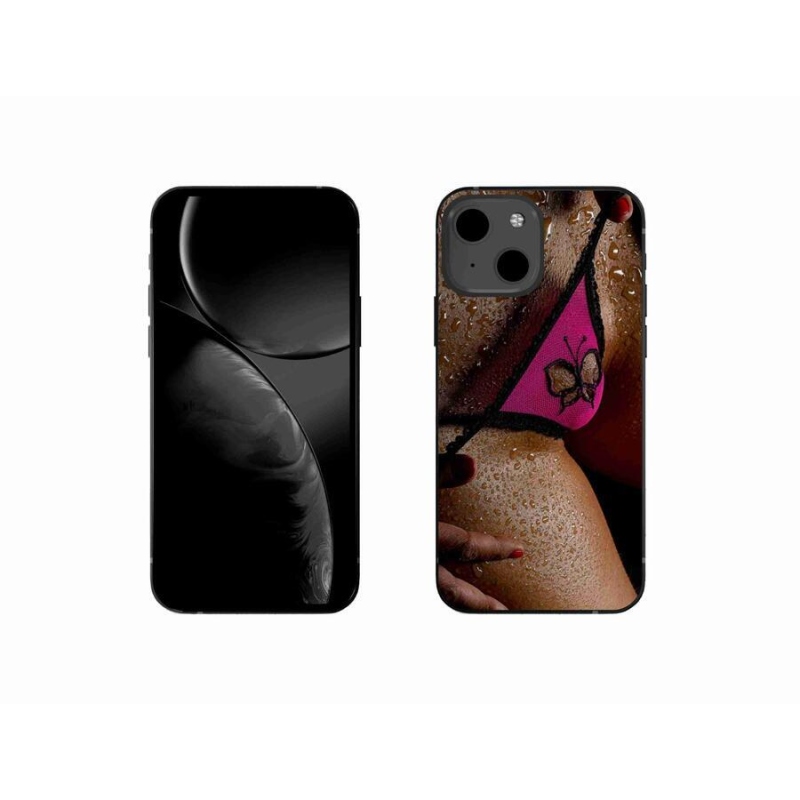Gelový kryt mmCase na mobil iPhone 13 mini 5.4 - sexy žena
