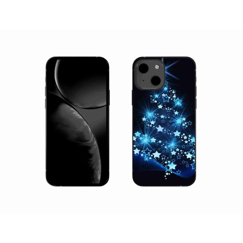 Gelový kryt mmCase na mobil iPhone 13 mini 5.4 - vánoční stromek