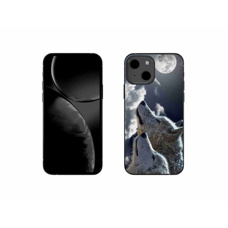 Gelový kryt mmCase na mobil iPhone 13 mini 5.4 - vlci