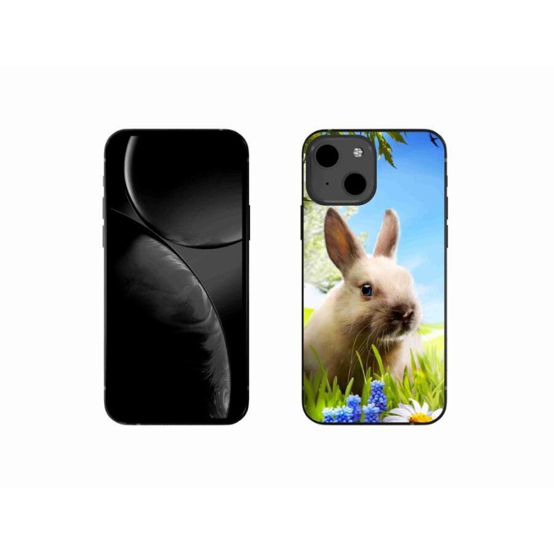 Gelový kryt mmCase na mobil iPhone 13 mini 5.4 - zajíček