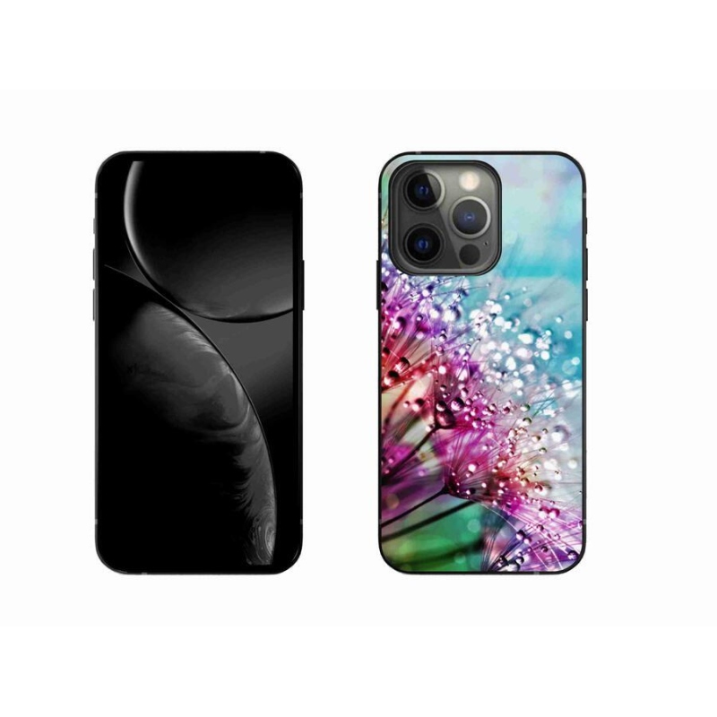Gelový kryt mmCase na mobil iPhone 13 Pro 6.1 - barevné květy