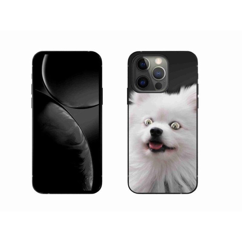 Gelový kryt mmCase na mobil iPhone 13 Pro 6.1 - bílý špic