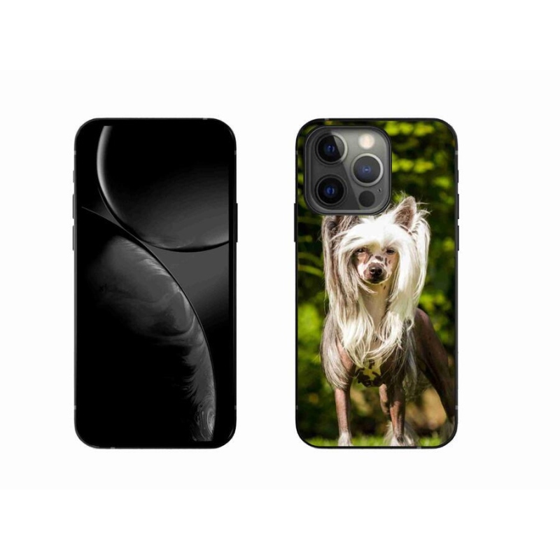 Gelový kryt mmCase na mobil iPhone 13 Pro 6.1 - čínský chocholatý pes