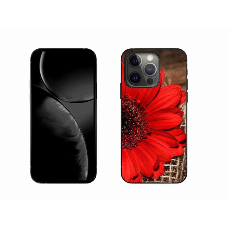Gelový kryt mmCase na mobil iPhone 13 Pro 6.1 - gerbera
