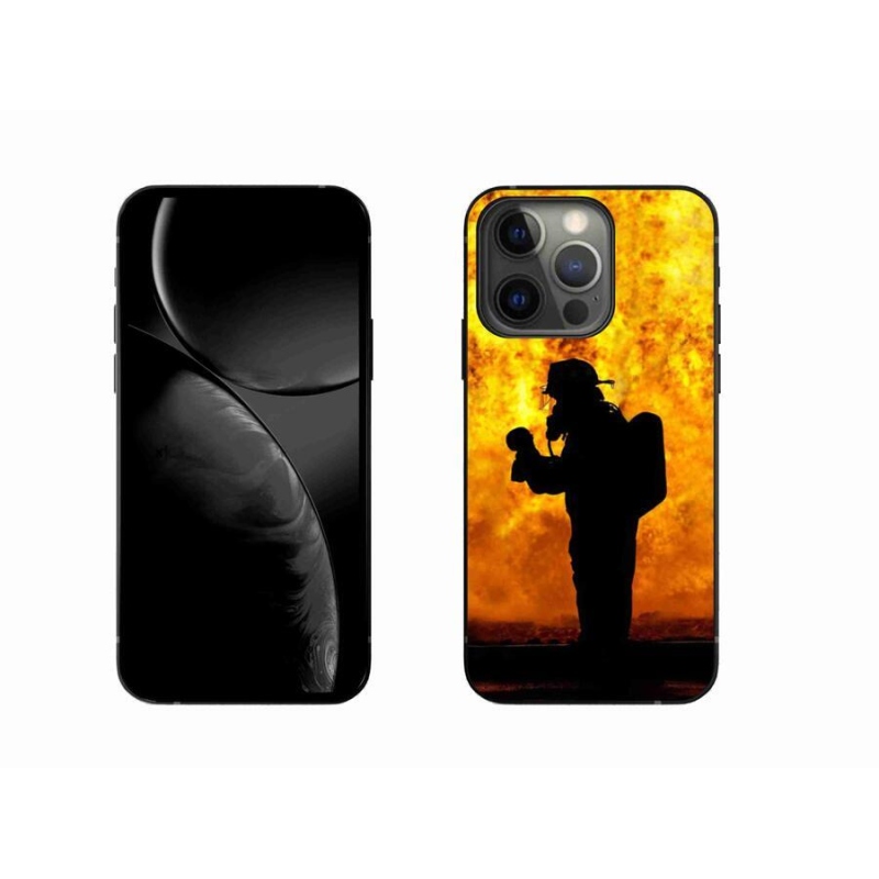 Gelový kryt mmCase na mobil iPhone 13 Pro 6.1 - hasič