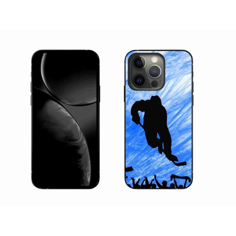 Gelový kryt mmCase na mobil iPhone 13 Pro 6.1 - hokejový hráč