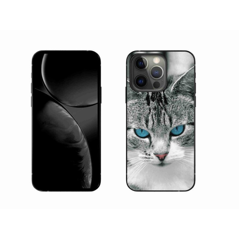 Gelový kryt mmCase na mobil iPhone 13 Pro 6.1 - kočičí pohled 1