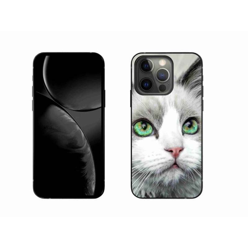Gelový kryt mmCase na mobil iPhone 13 Pro 6.1 - kočičí pohled
