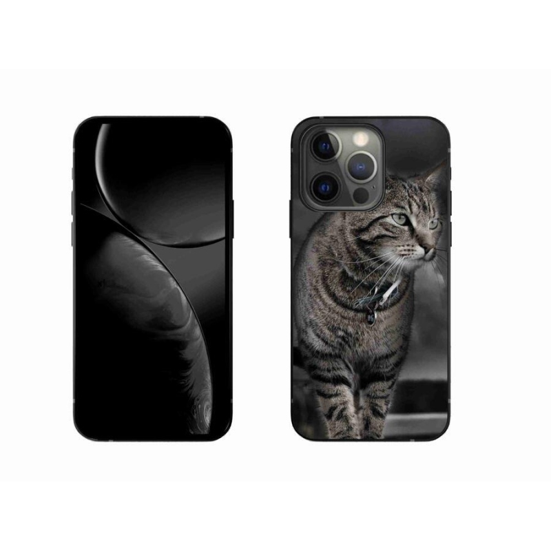 Gelový kryt mmCase na mobil iPhone 13 Pro 6.1 - kočka