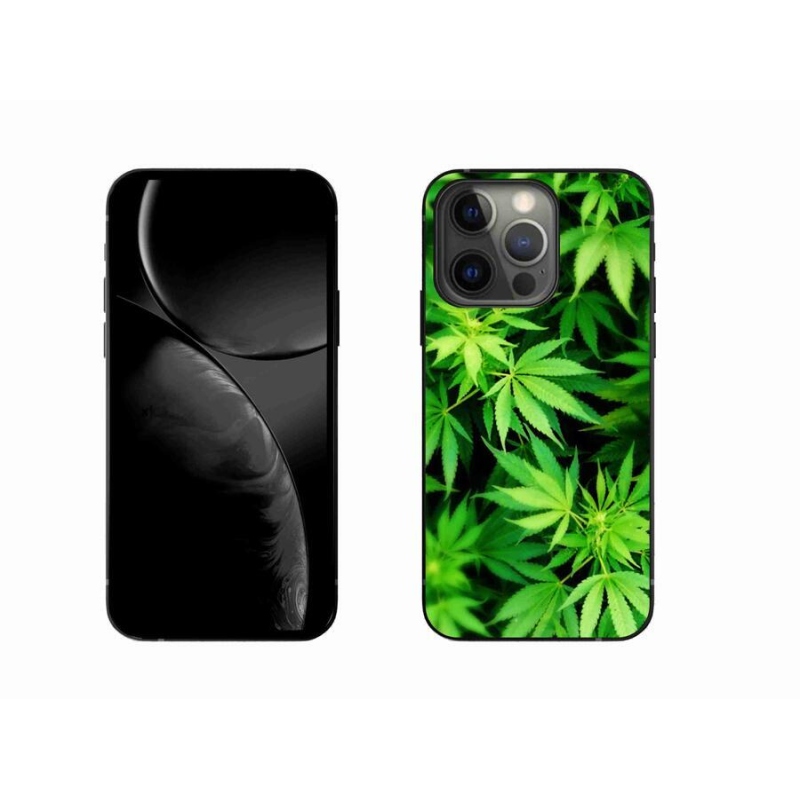 Gelový kryt mmCase na mobil iPhone 13 Pro 6.1 - konopí 3