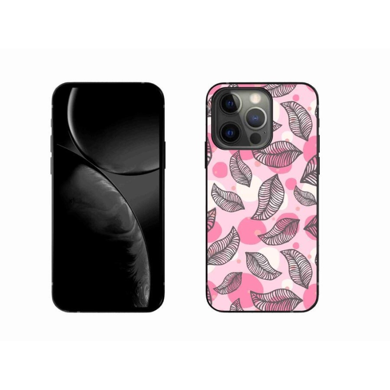 Gelový kryt mmCase na mobil iPhone 13 Pro 6.1 - kreslené padající listy