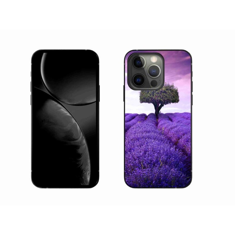 Gelový kryt mmCase na mobil iPhone 13 Pro 6.1 - levandulová louka